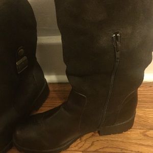 Dirty Laundry Suede 9M 1/2 Fur-Lined Brown Boots